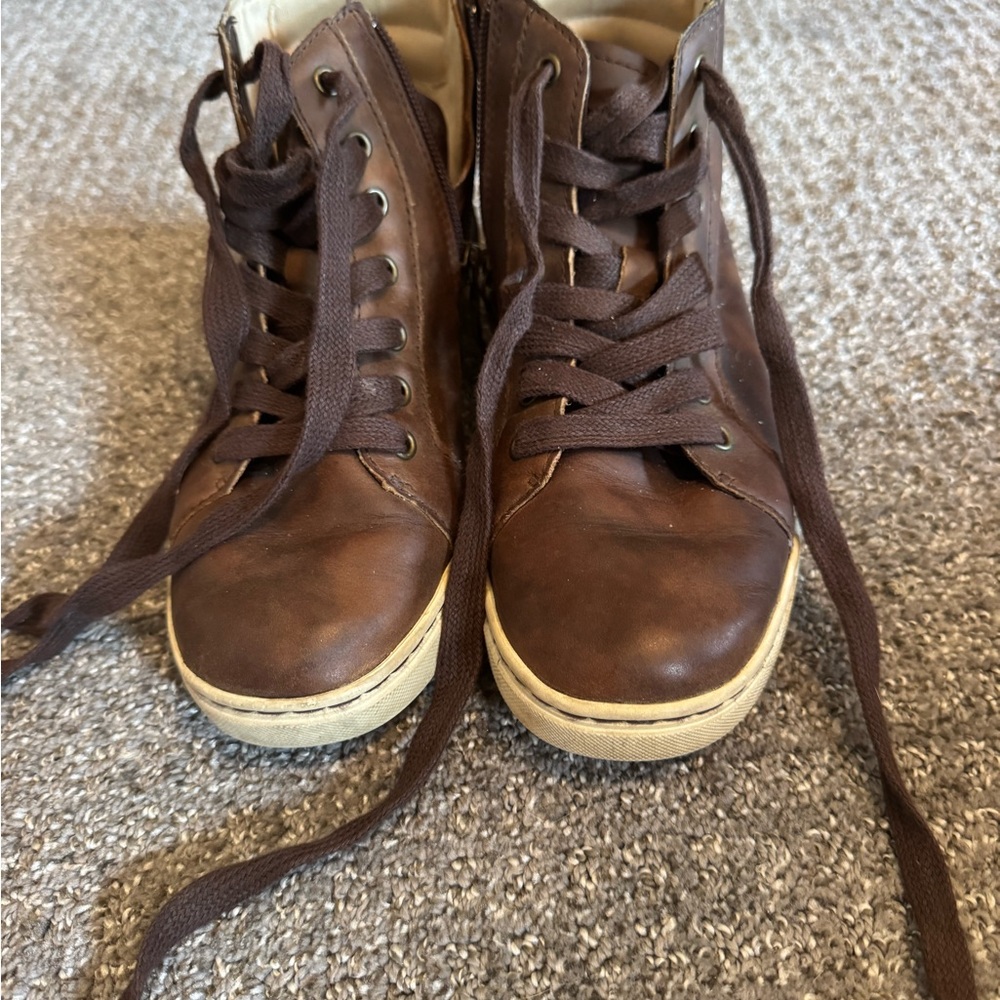 UGG Men's Dark Brown High-Top Sneakers